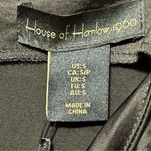 HOUSE OF HARLOW 1960 Satin Side Ruched Cutout Square Neckline Mini Slipdress - Picture 10 of 11